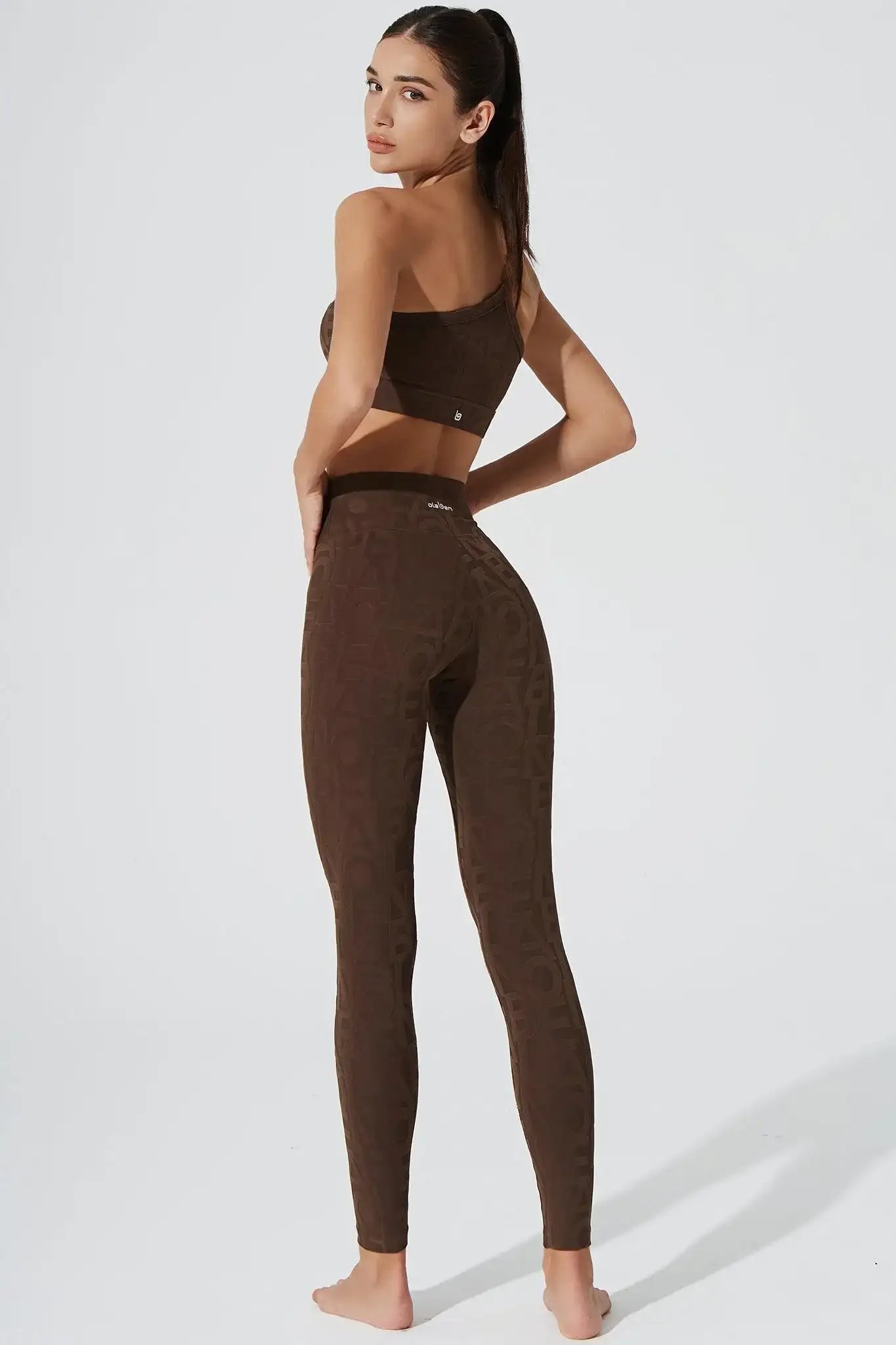 Classic Serein 3D Single Strap Shoulder Bra - Chocolate - Olaben