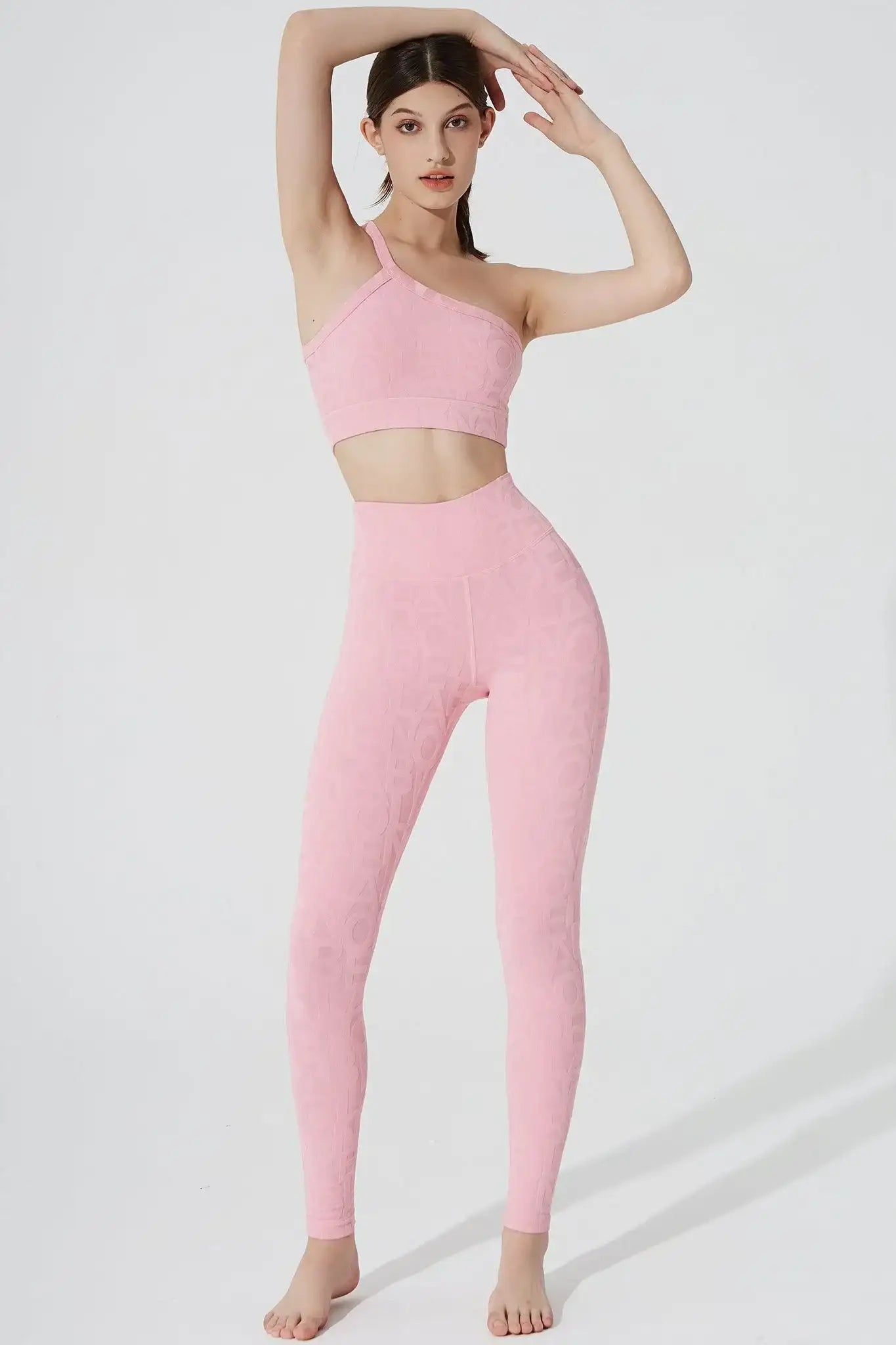 Classic Déese Fleur Legging 3D - Powder Pink - Olaben