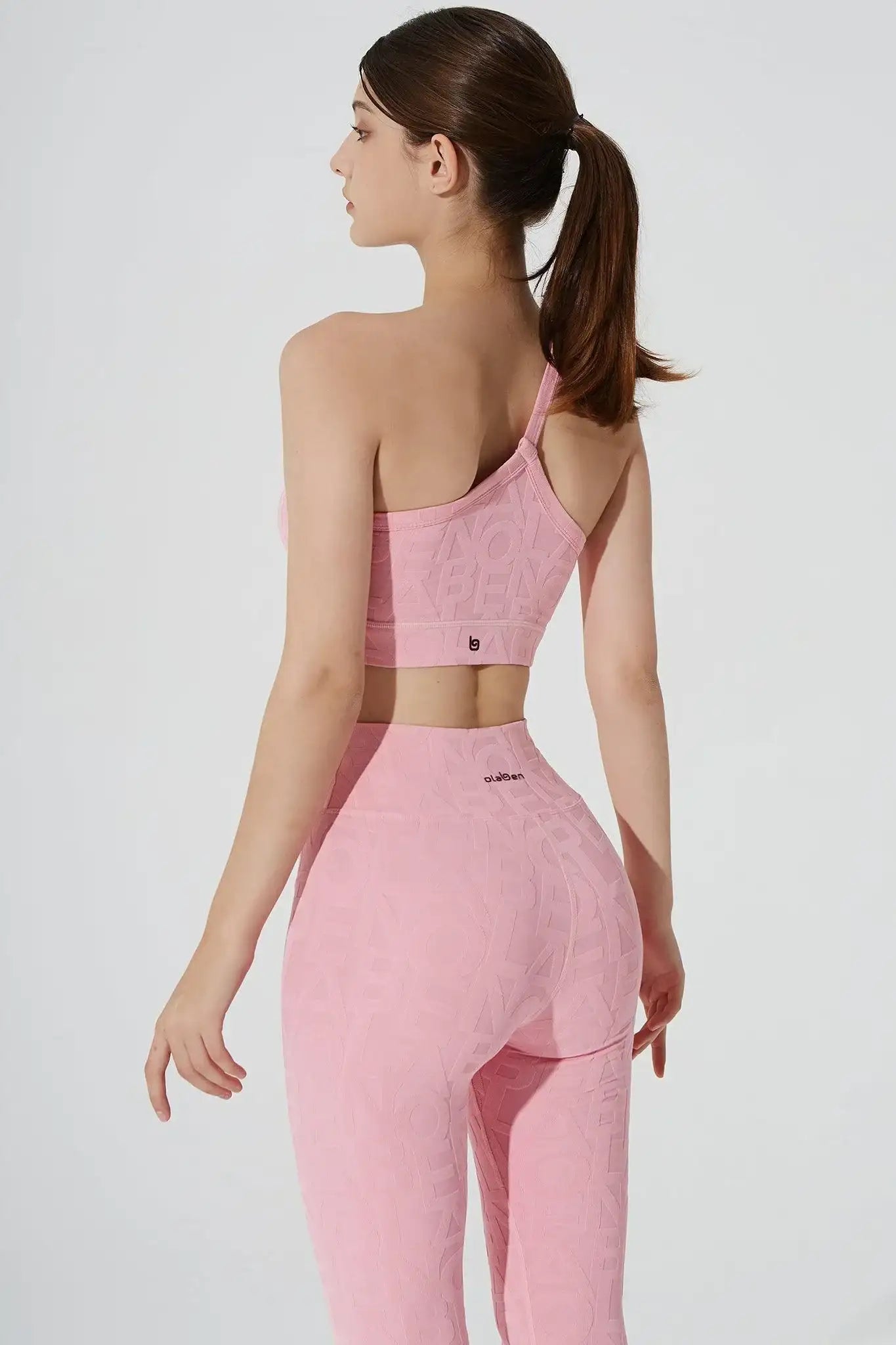 Classic Serein 3D Single Strap Shoulder Bra - Powder Pink - Olaben