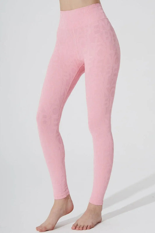 Classic Déese Fleur Legging 3D - Powder Pink - Olaben