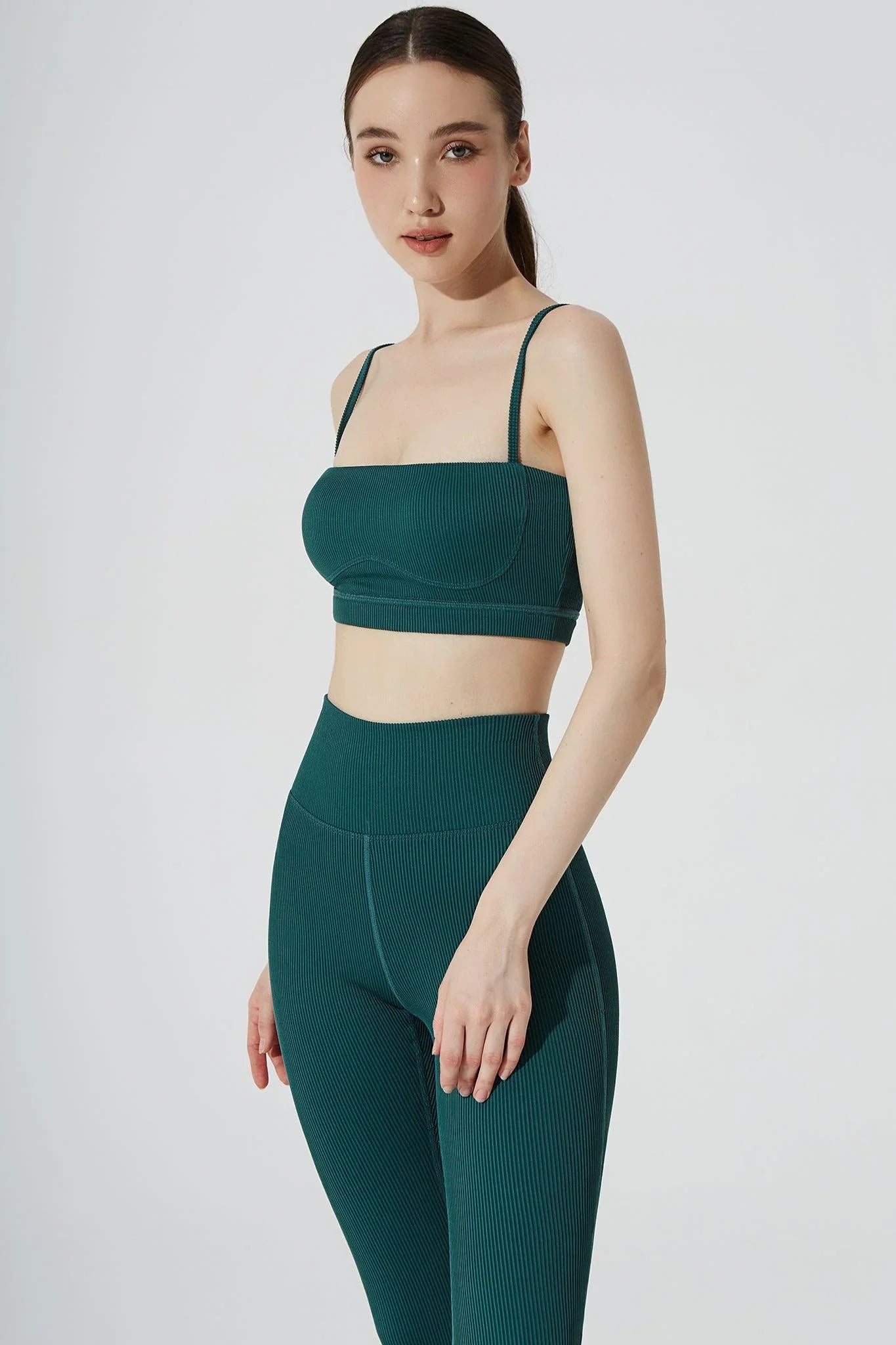 Sierra Square Neck Top - Botanic - Olaben - Womens Bra