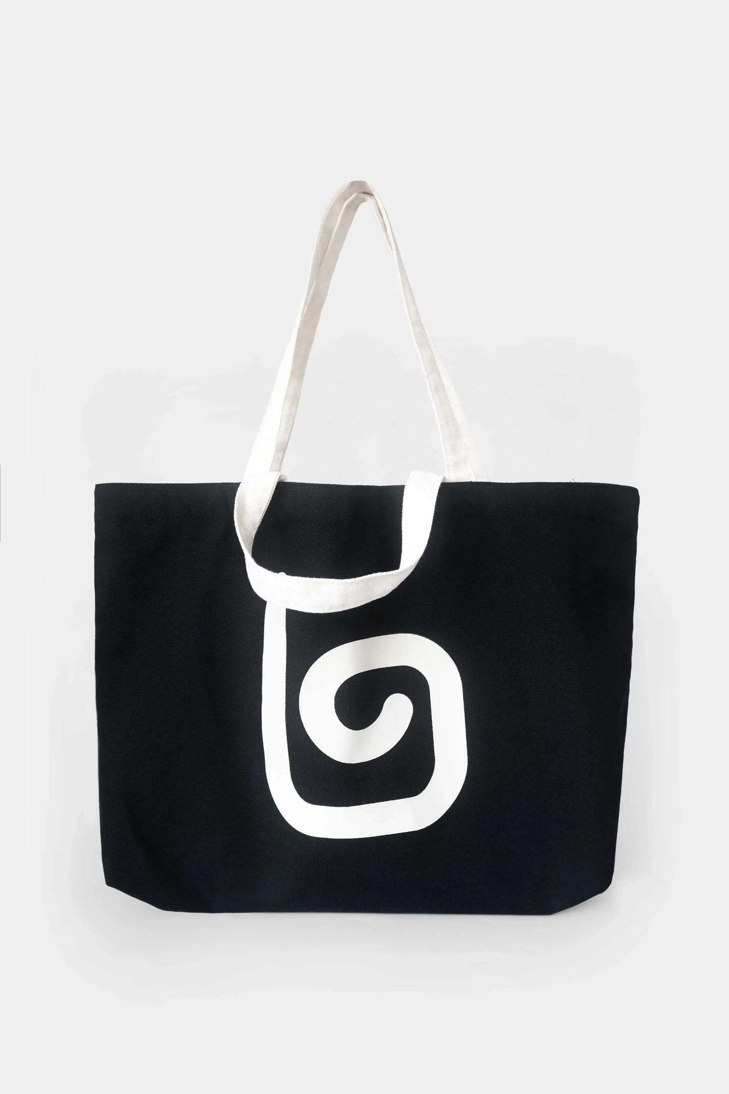 Olaben Multi Strap Canvas Tote Bag - Black - Olaben