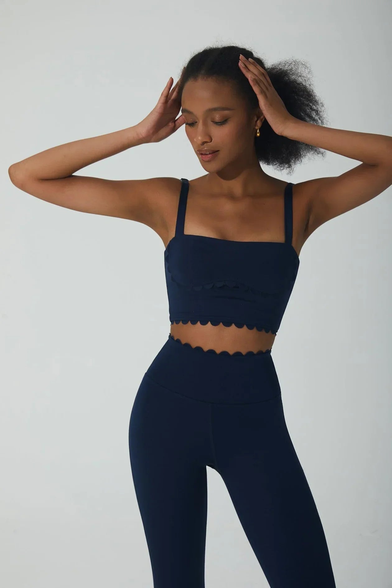 Helena Bra & Minerva Leggings - Navy Blue - Olaben - Bundle