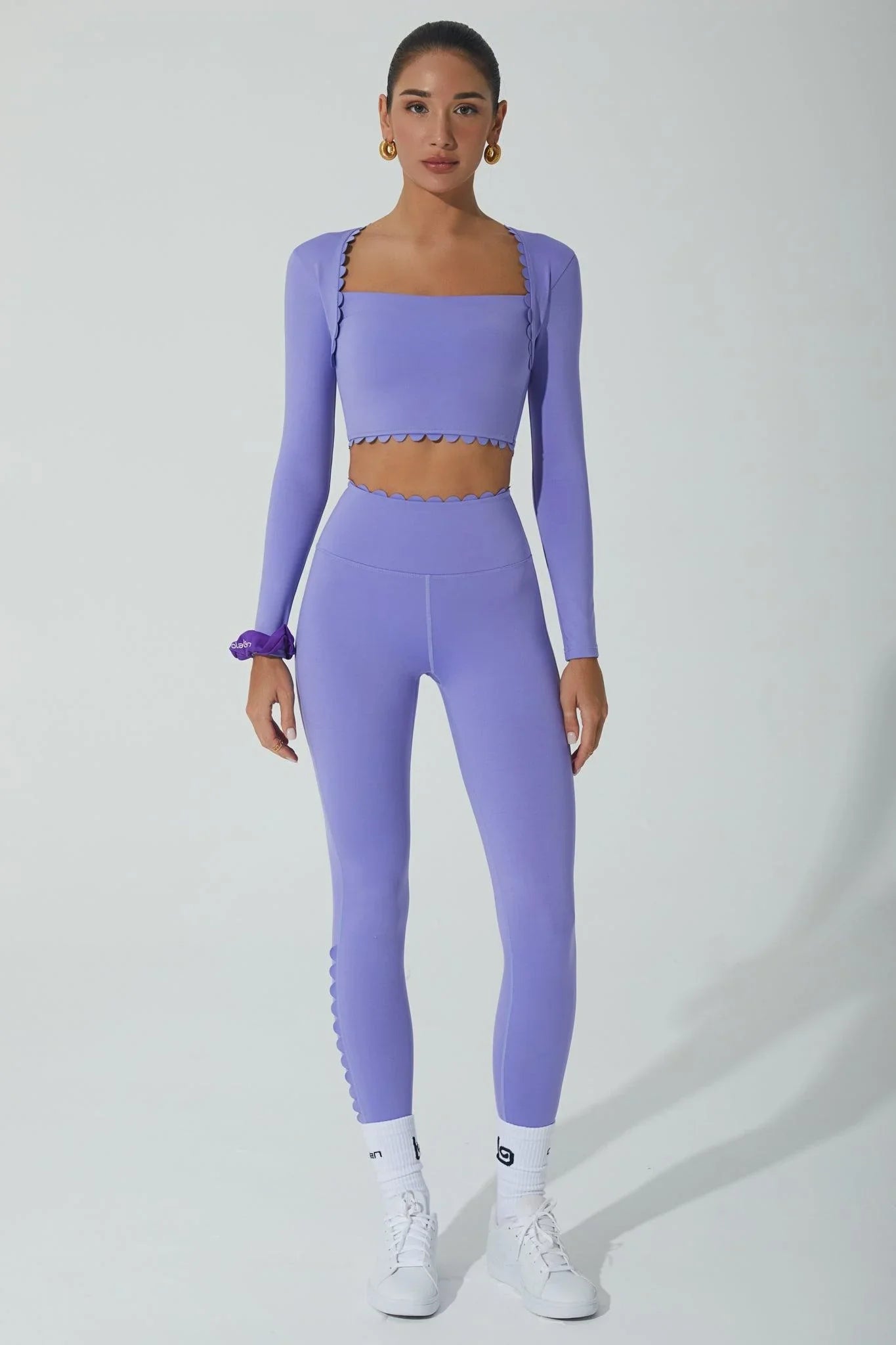 Aster Long Sleeve Top - Very Peri - Olaben - Womens Long Sleeve