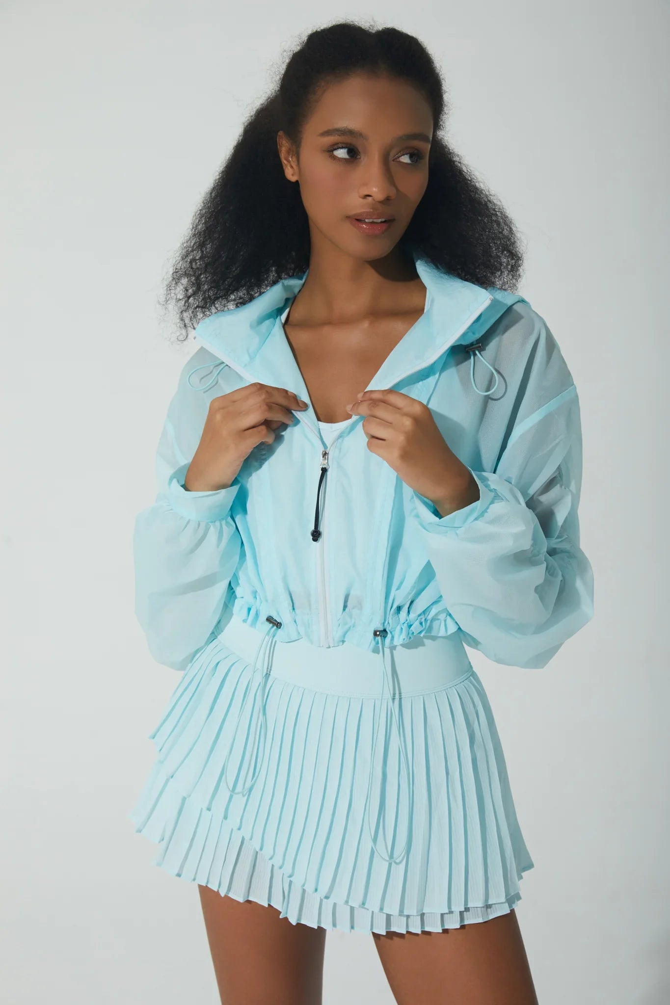 Elodie Sun Protection Jacket - Sky - Olaben - Womens Jacket