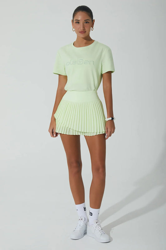 Relaxed Fit Logo T Shirt - Lemon - Olaben - Womens Short Sleeve