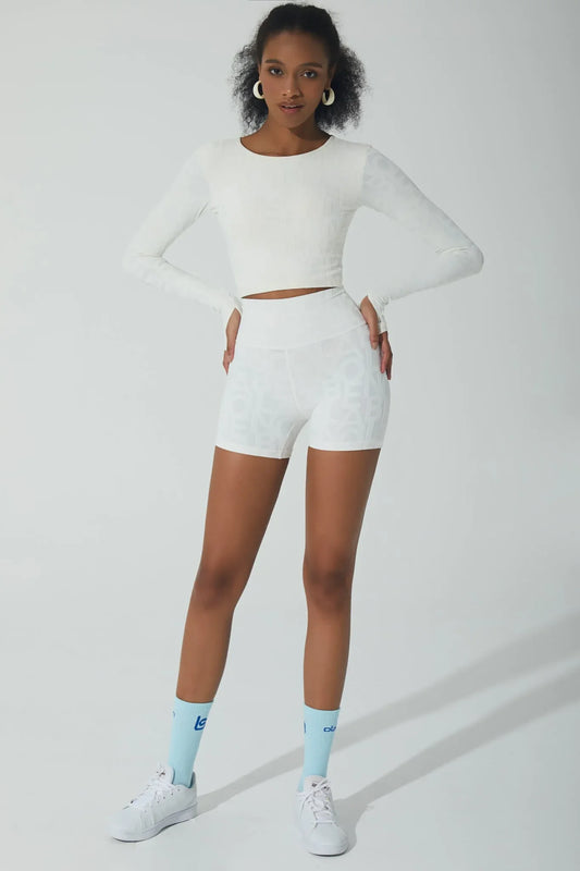 Classic Renée 3D Shorts 5” - Snow Dift - Olaben - Womens Shorts