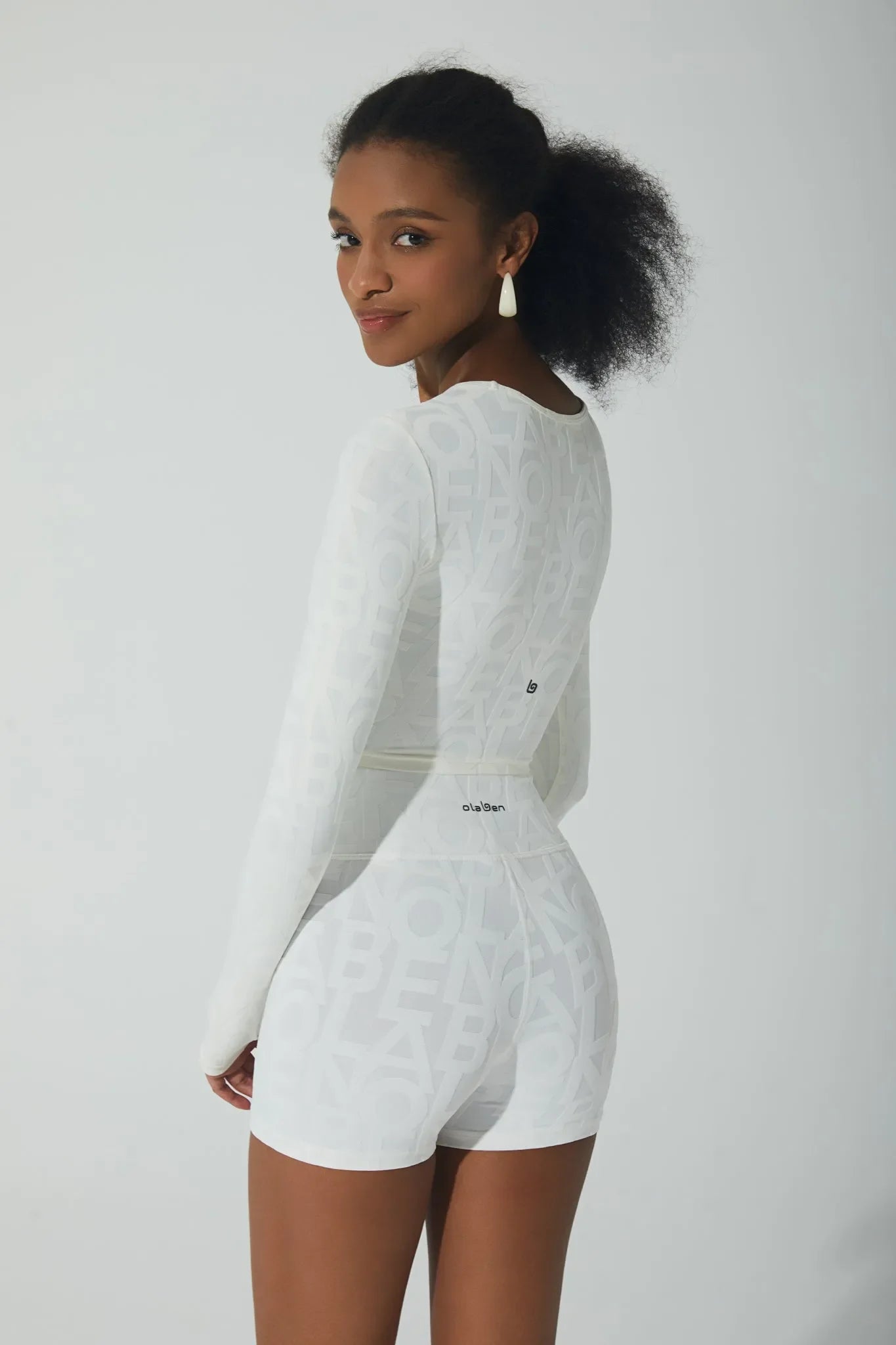 Classic Renée 3D Shorts 5” - Snow Dift - Olaben - Womens Shorts