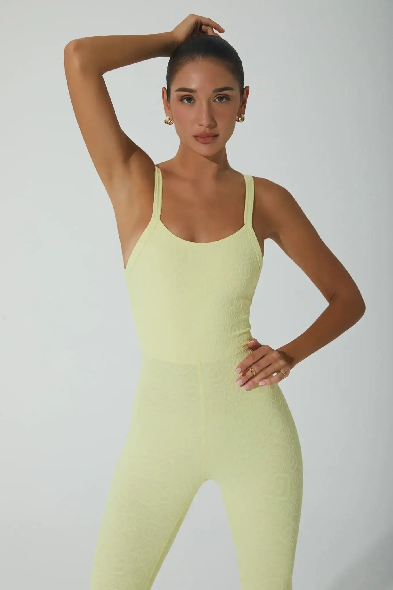 Mimosa 3D Jumpsuit - Yellow Pearl - Olaben