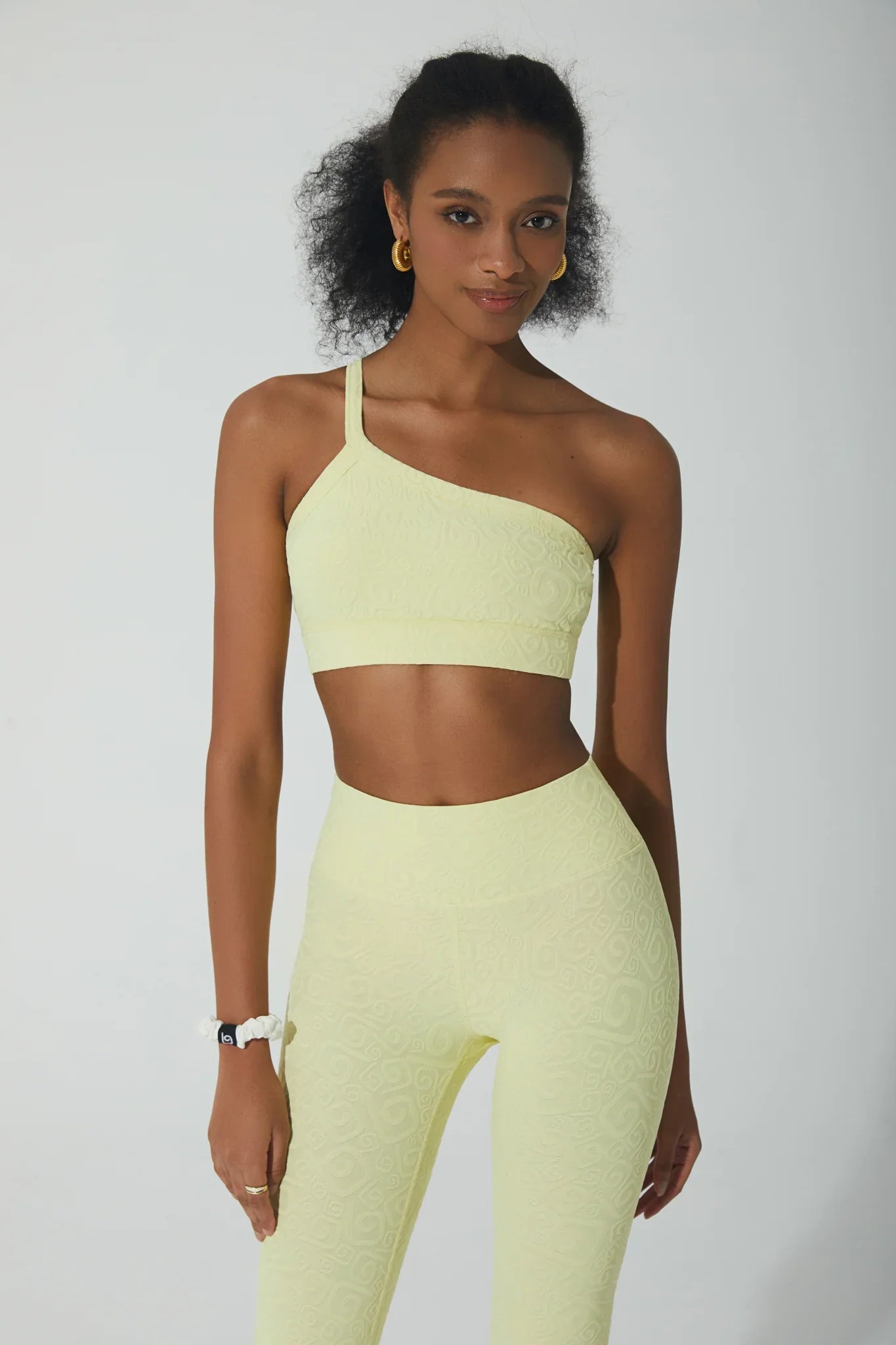 Serein 3D Single Strap Shoulder Bra - Yellow Pearl - Olaben - Womens Bra