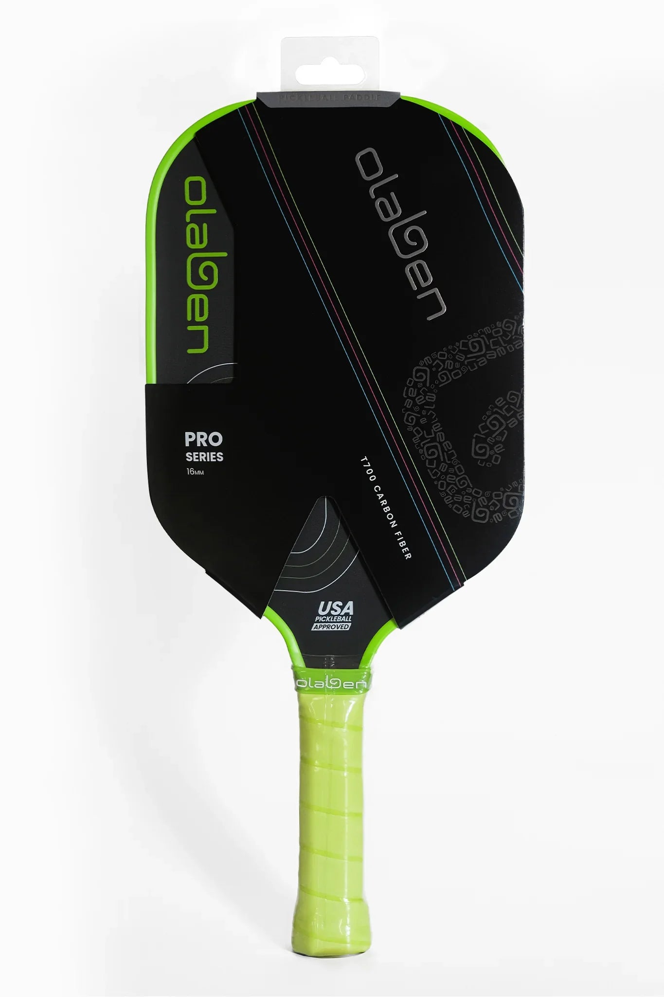 Pro Series Pickleball Paddle 16mm - Green - Olaben - Equipment