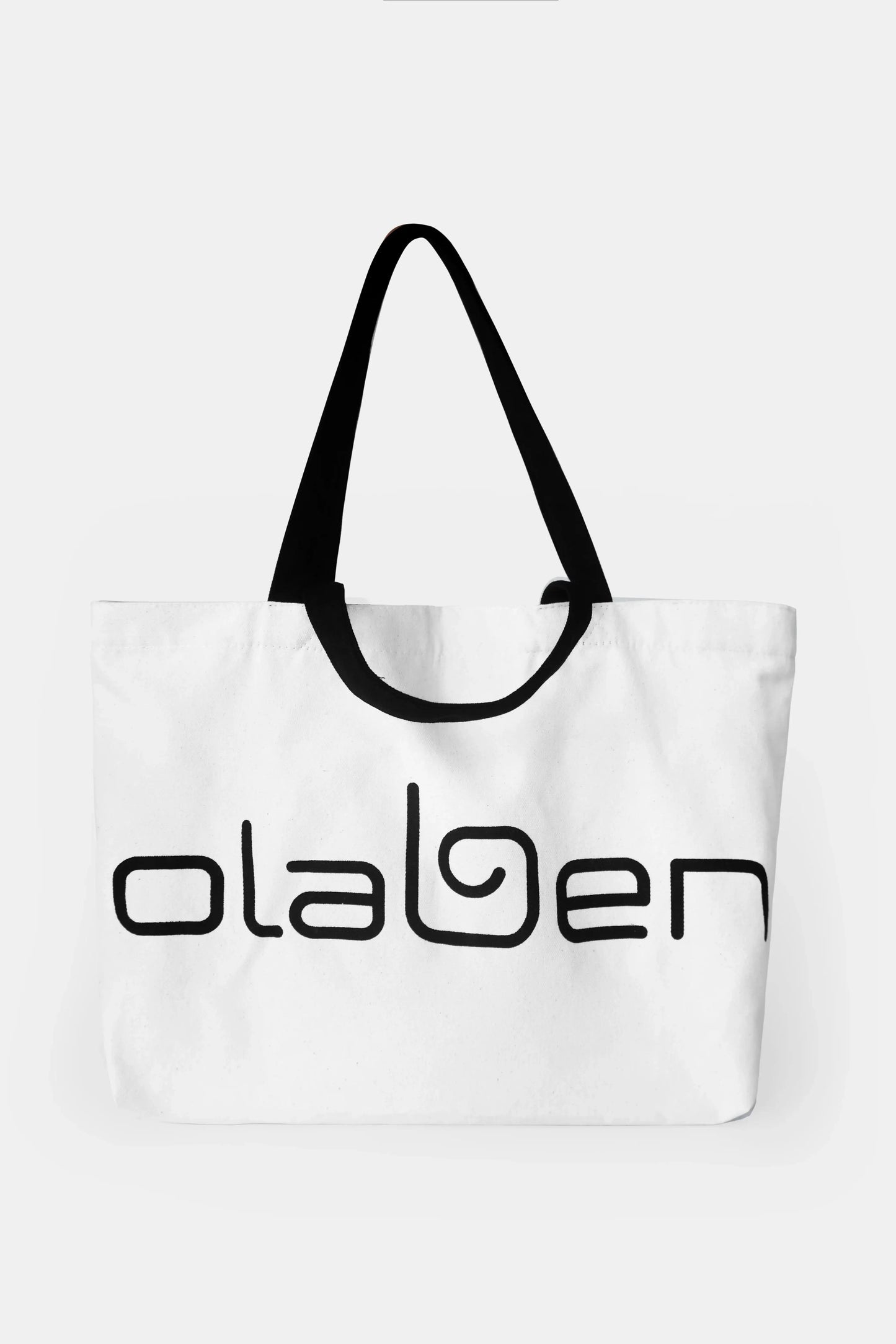 Olaben Multi Strap Canvas Tote Bag - White - Olaben