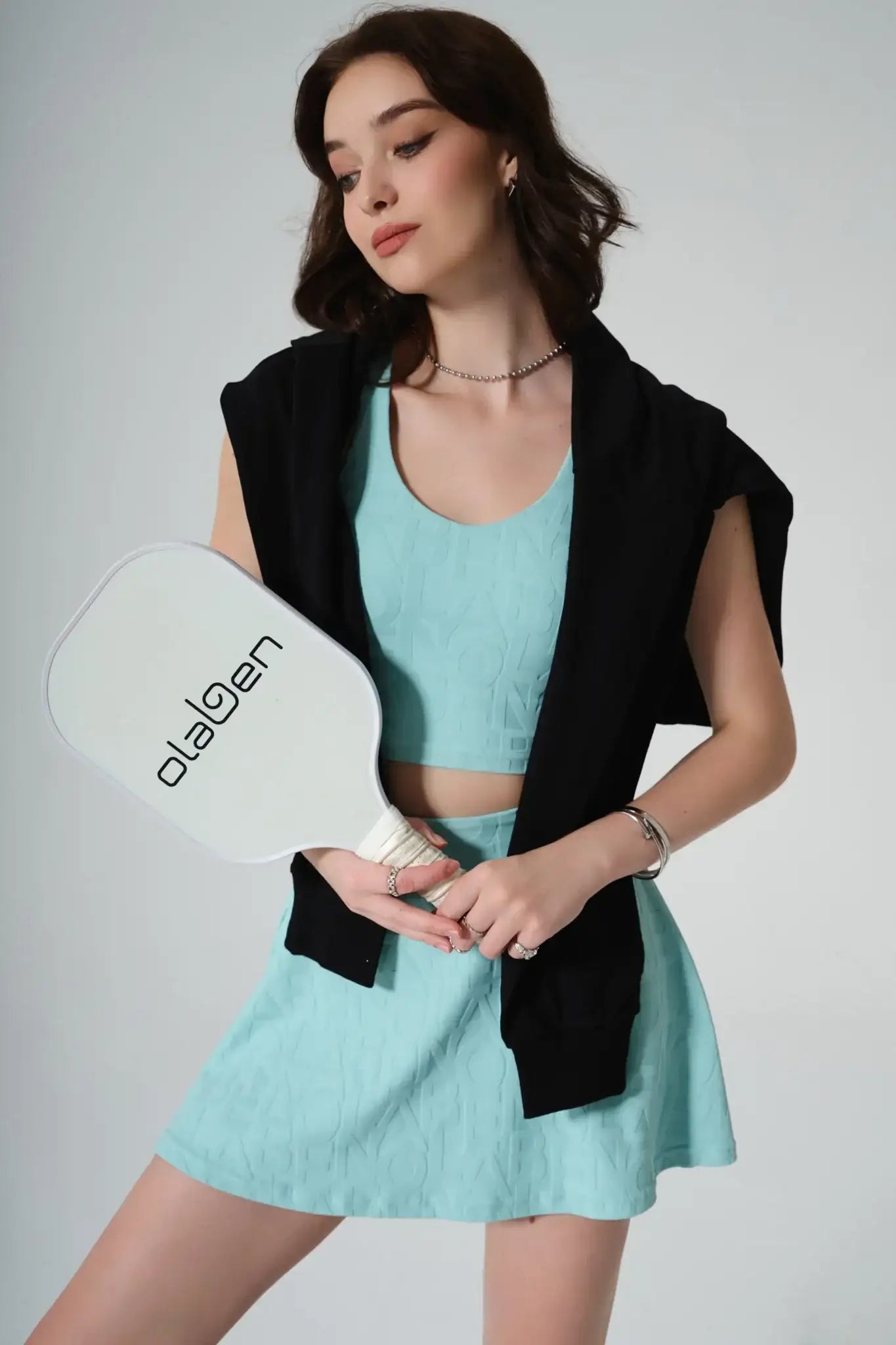 Classic Zita 3D Bra - Aqua Green - Olaben