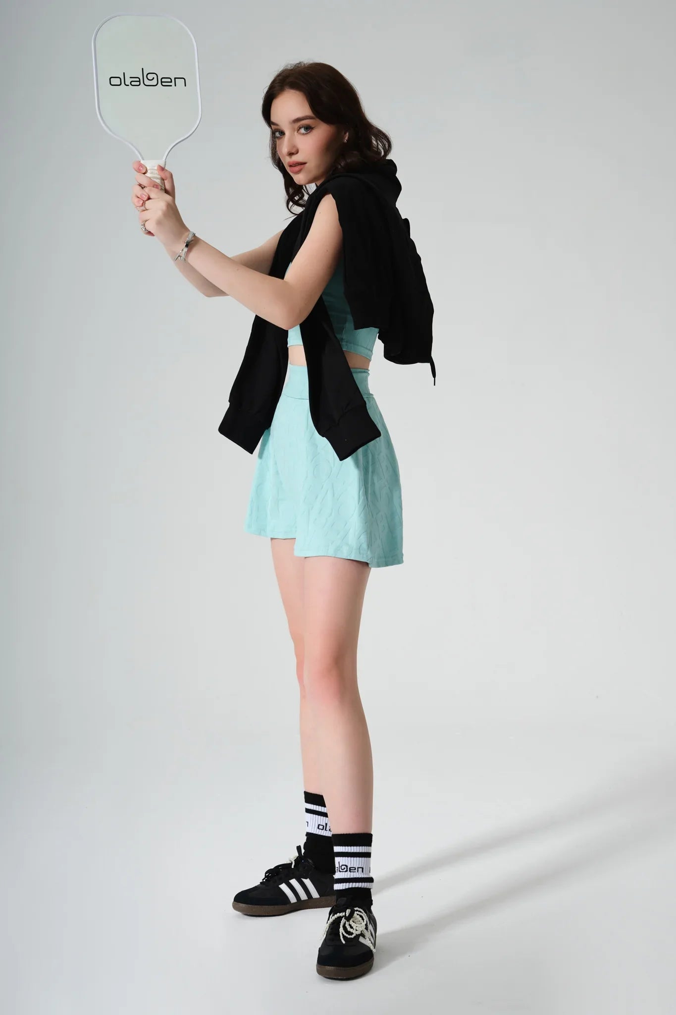 Classic Sadie 3D Skirt - Aqua Green - Olaben - Womens Skirt