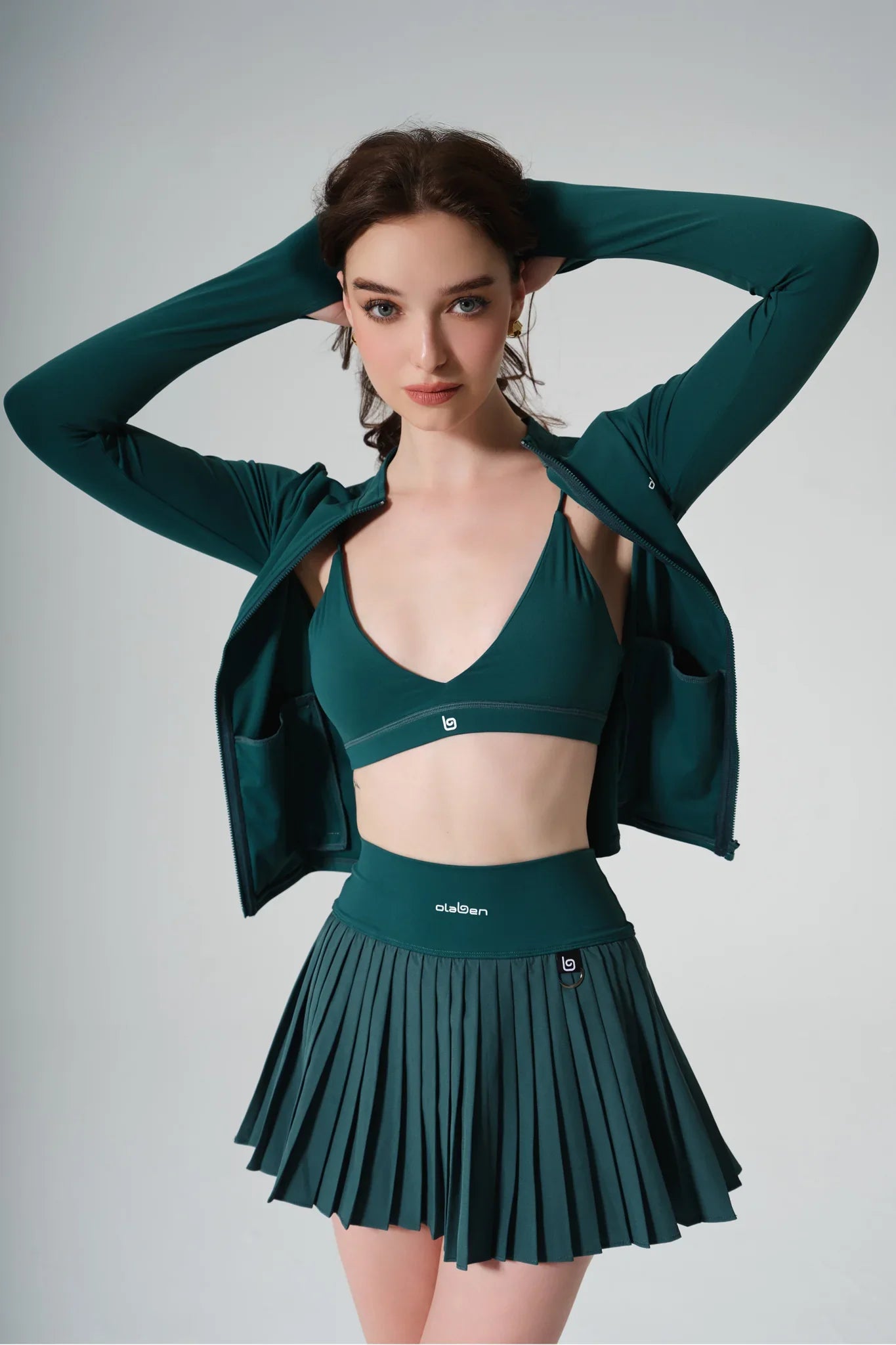 Brynn Bra - Midnight Green - Olaben - Womens Bra