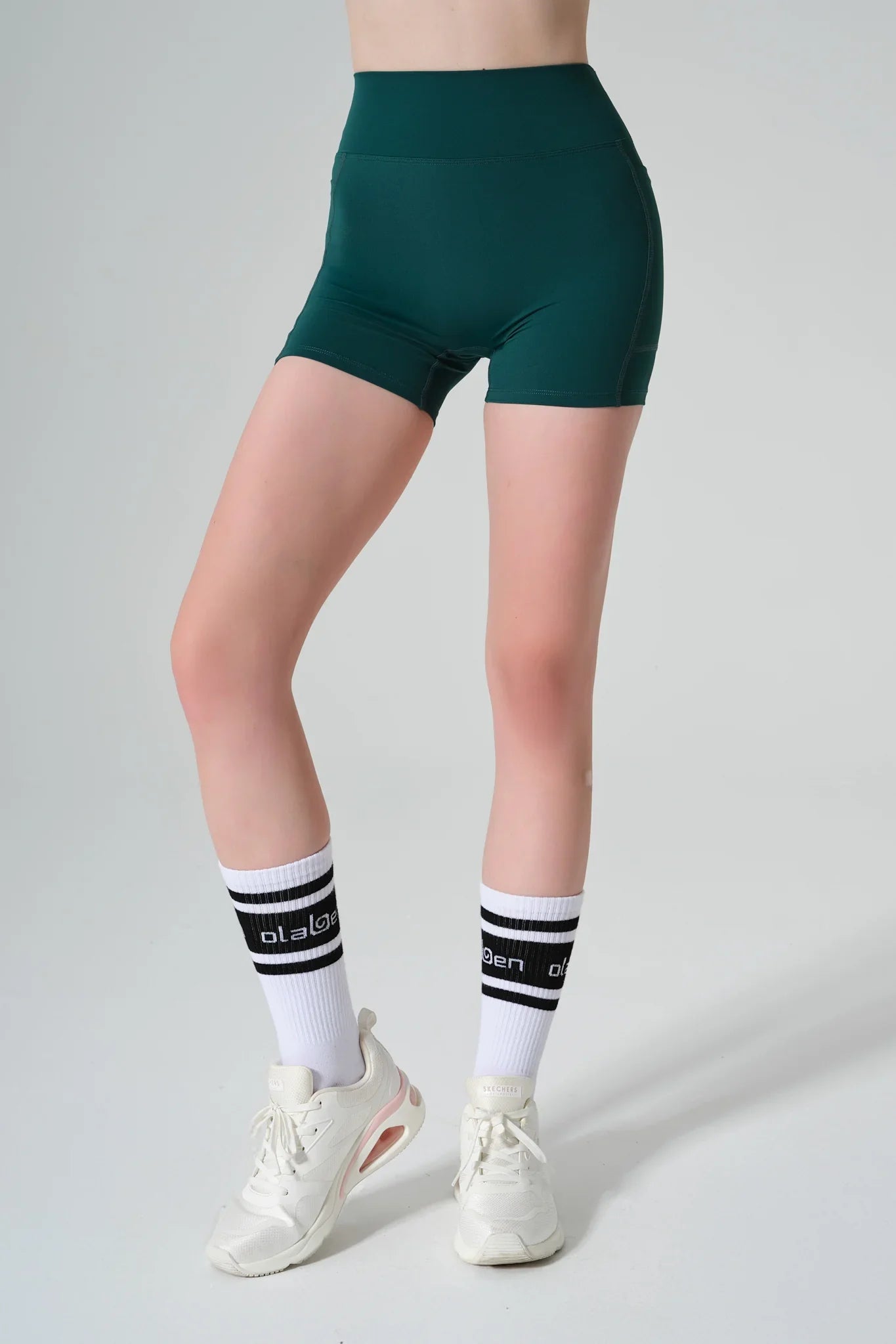 Mariah Pocket Short - Midnight Green - Olaben - Womens Shorts