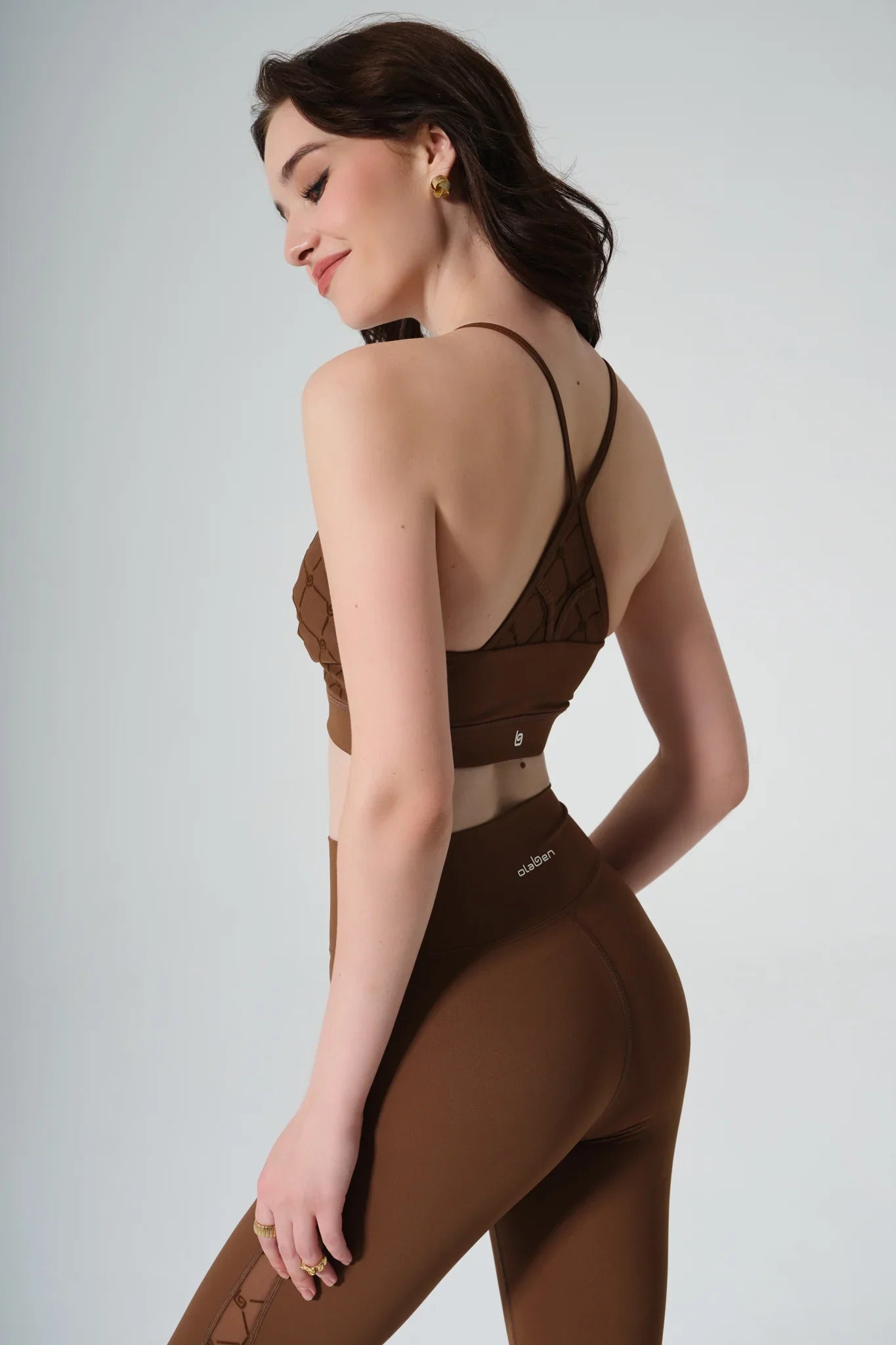 Lani Monogram Bra - Gingerbread - Olaben - Womens Bra