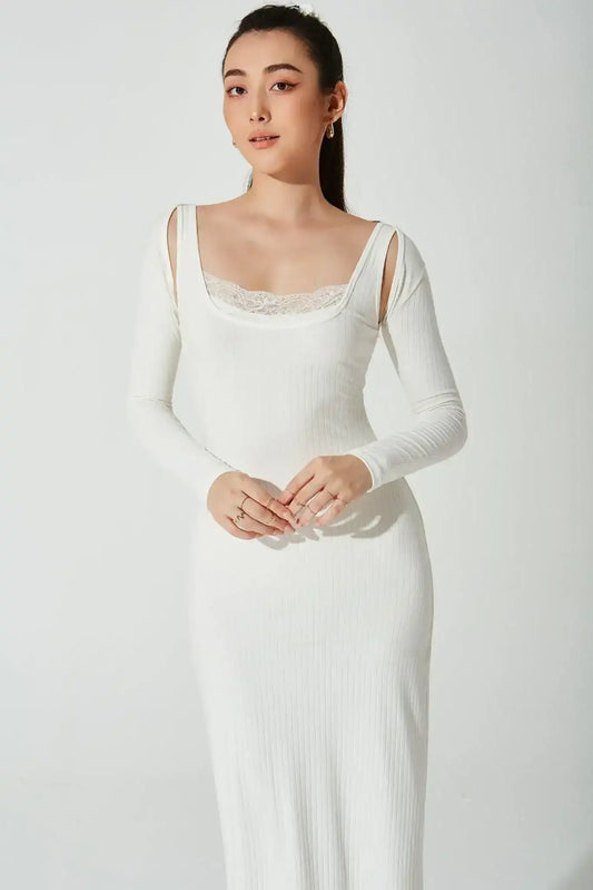 Classic Bolero Crop - White - Olaben