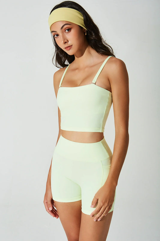 Mariah Pocket Short - Lemon - Olaben