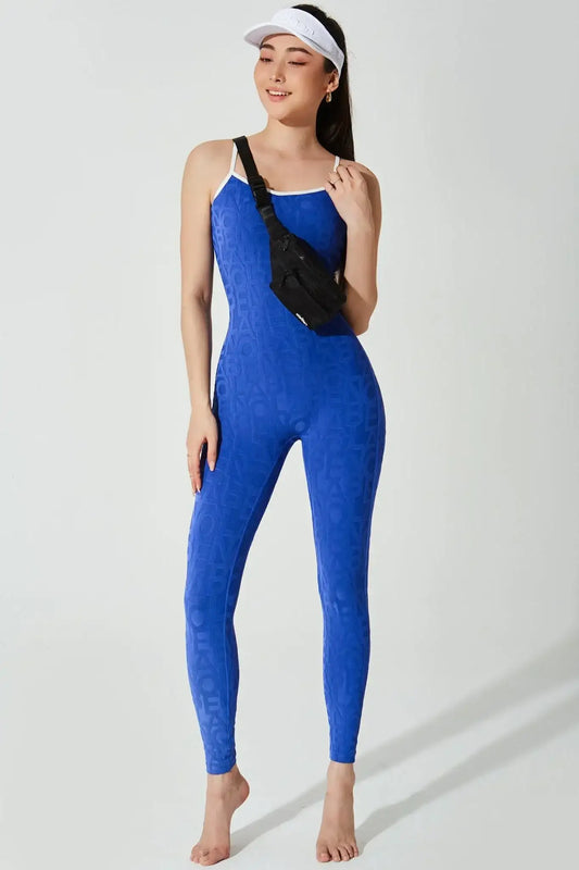 Classic Coeur Del Jumpsuit 3D - Royal Blue - Olaben