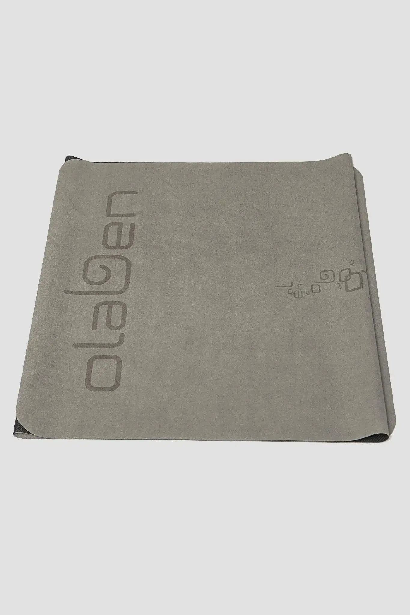 Suede Foldable Travel Yoga Mat - Grey - Olaben