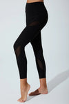 7/8 Luziana B'Mesh Legging - Black - Olaben - Womens Leggings