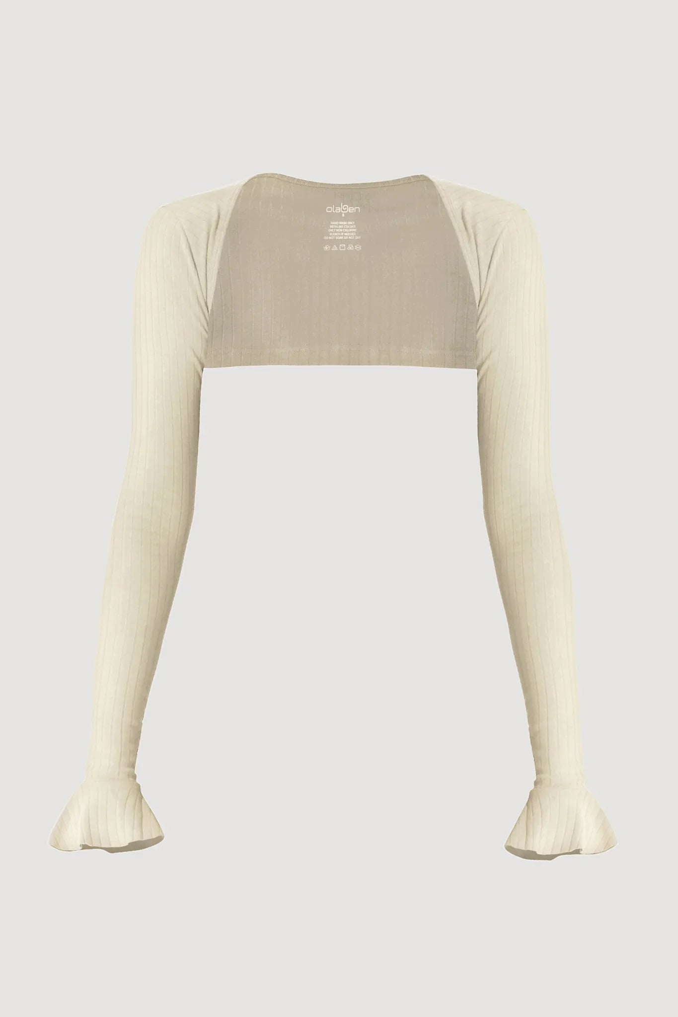 Stylized Bolero Crop - Cream - Olaben - Womens Long Sleeve