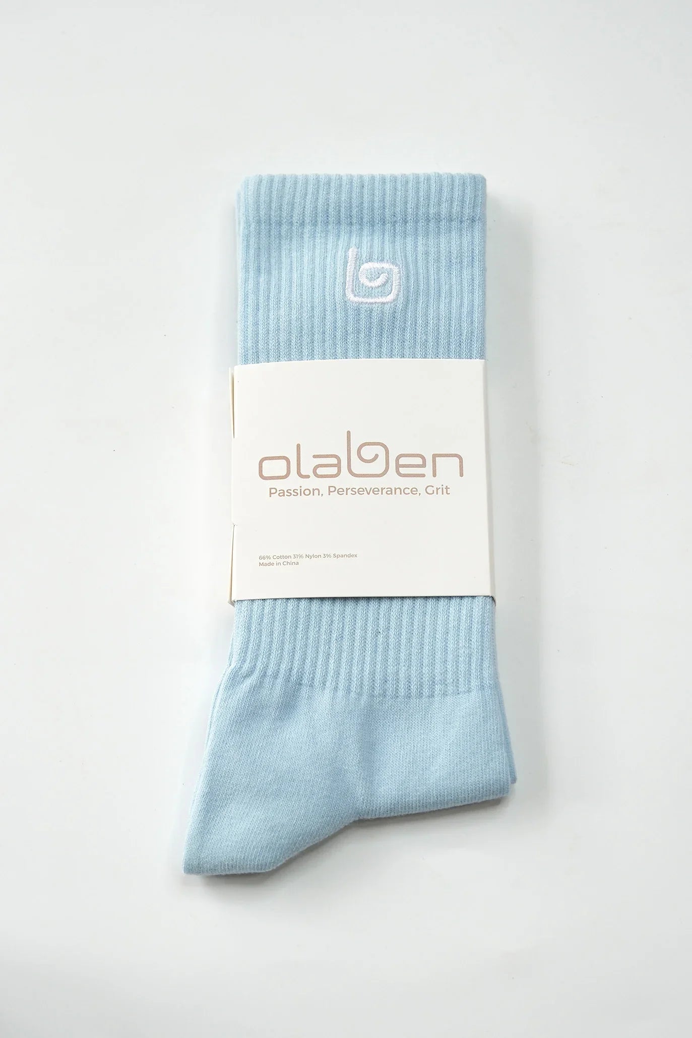 Comfort Crew Socks - Baby Blue - Olaben - Socks
