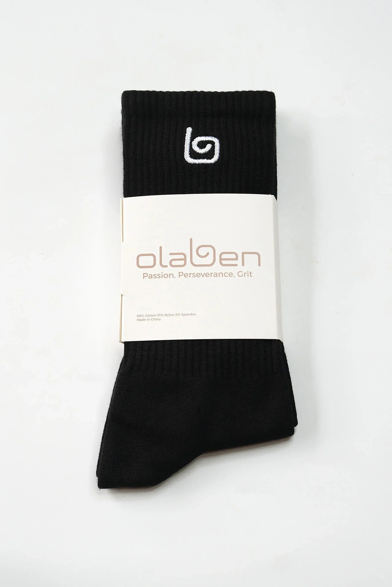 Comfort Crew Socks - Black - Olaben - Socks