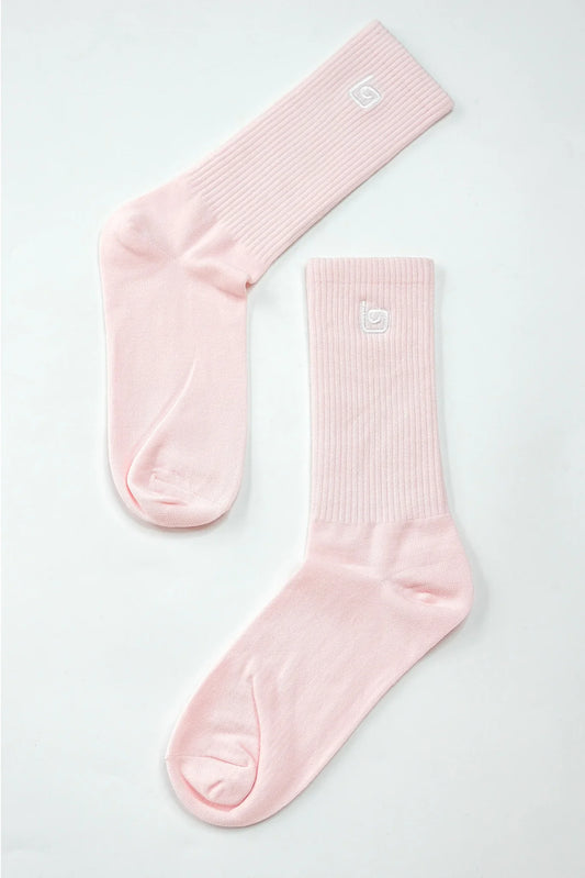 Comfort Crew Socks - Baby Pink - Olaben - Socks