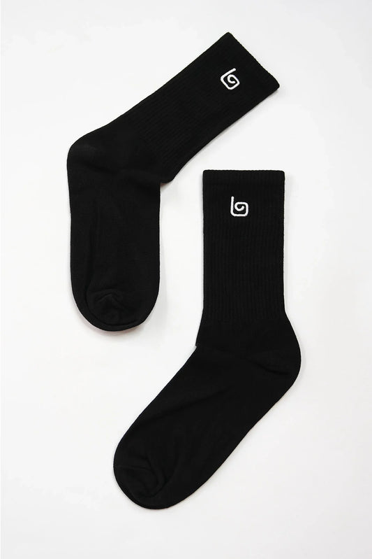 Comfort Crew Socks - Black - Olaben - Socks