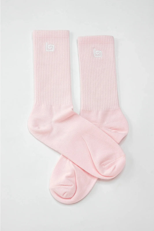Comfort Crew Socks - Baby Pink - Olaben - Socks