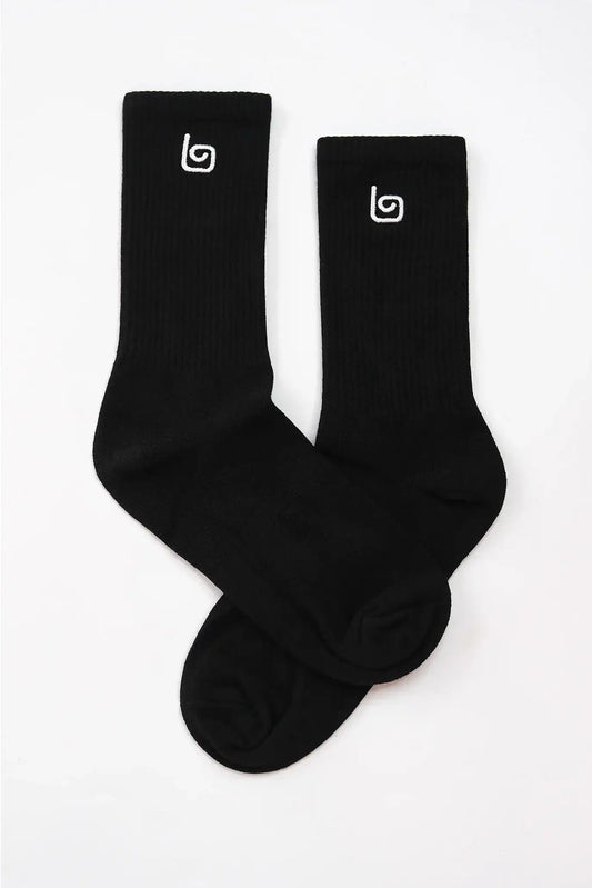 Comfort Crew Socks - Black - Olaben
