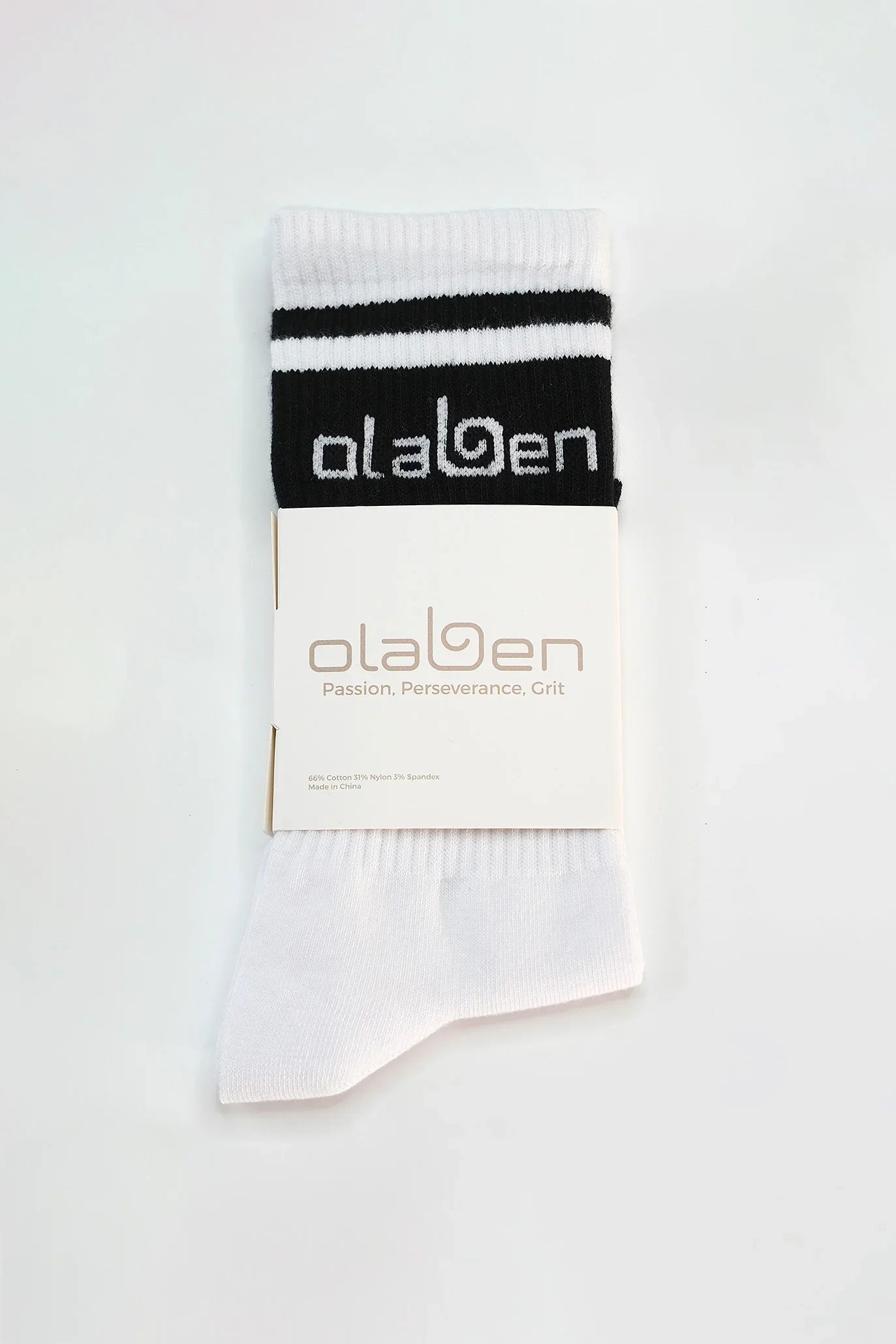 Daily Crew Sock 3.0 - White - Olaben - Socks