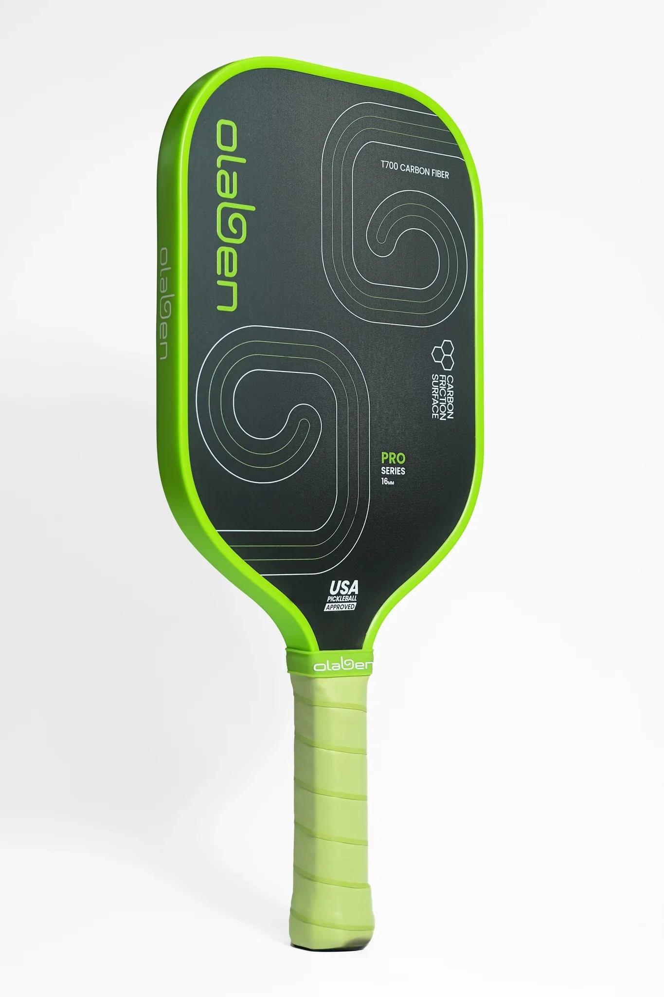Pro Series Pickleball Paddle 16mm - Green - Olaben - Equipment