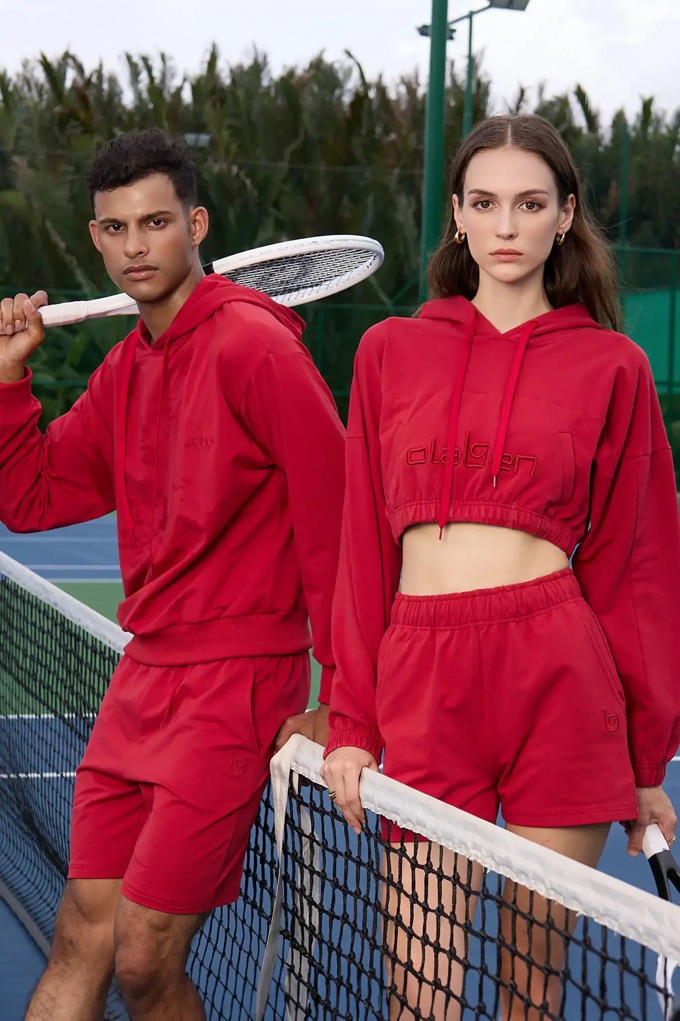 Hanes Sweat Shorts - Viva Magenta - Olaben