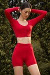 Rosa Long Sleeve Bra - Rose - Olaben - Womens Long Sleeve
