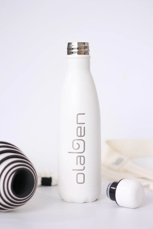 Olaben Steel Water Bottle - Snow Dift - Olaben