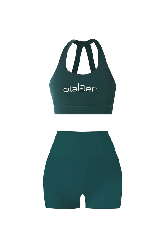 Lorelei Bra & Mariah Pocket Short - Midnight Green - Olaben