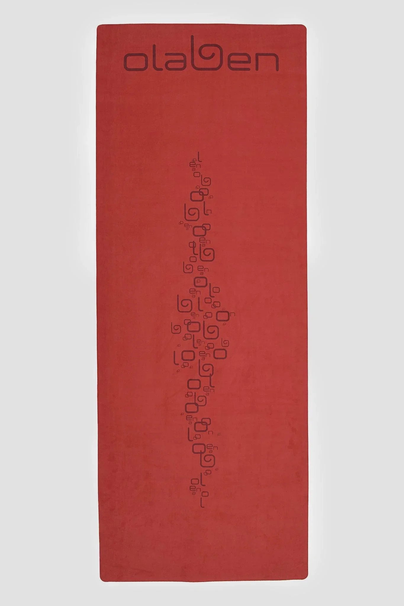 Suede Foldable Travel Yoga Mat - Red - Olaben - Yoga Mats