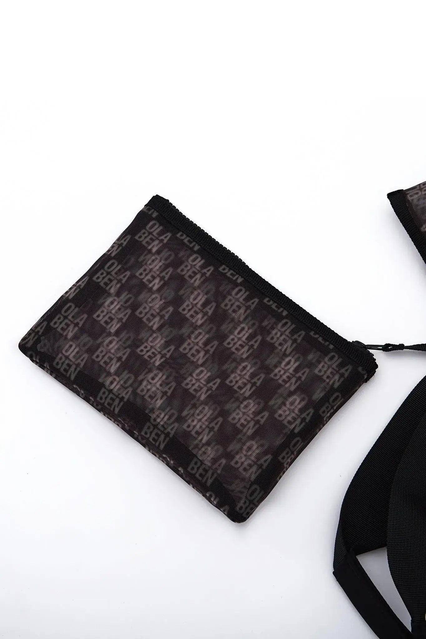 Monogram Sheer Tote Bag - Monogram Brown - Olaben