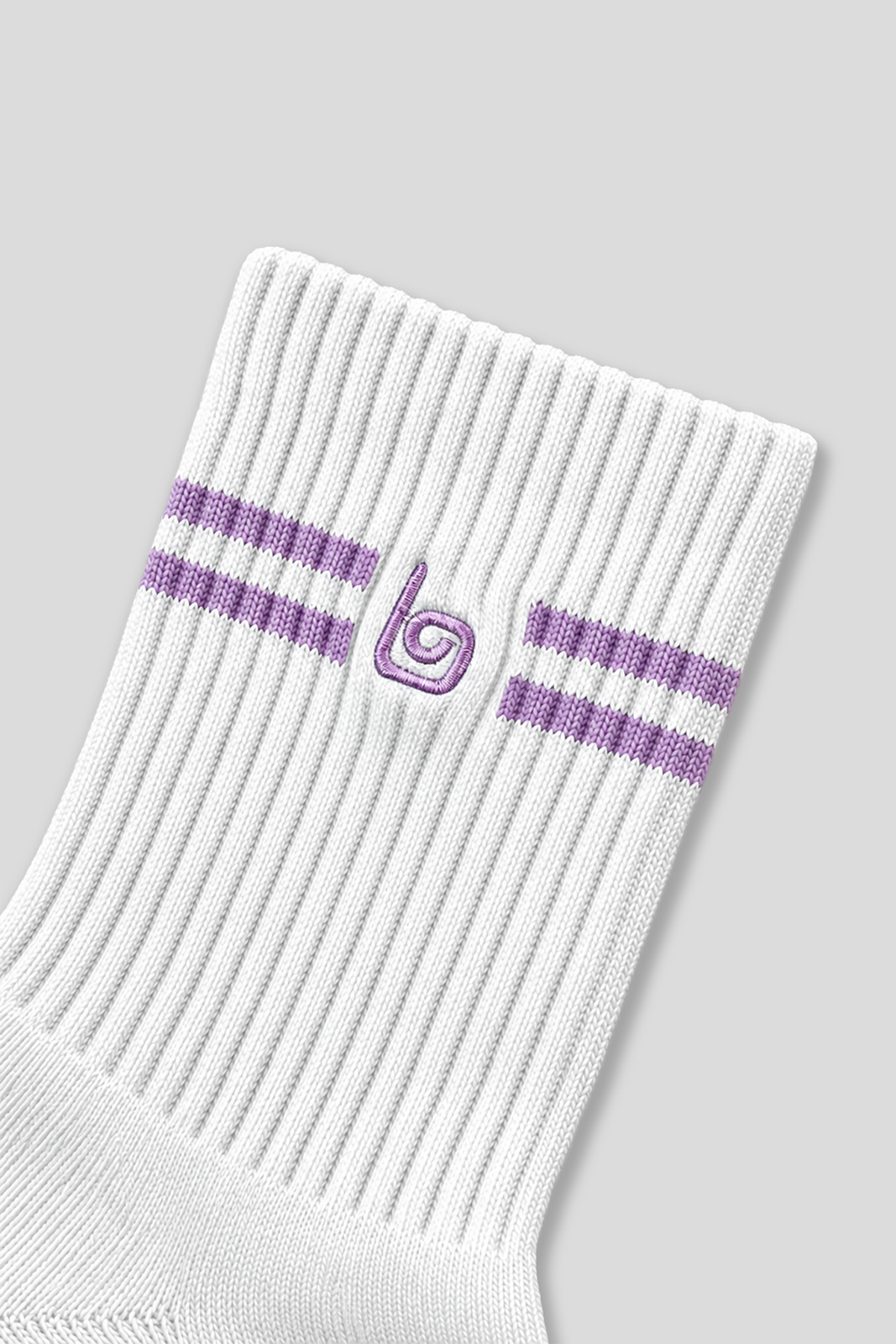 Striped Quarter Socks - Iris