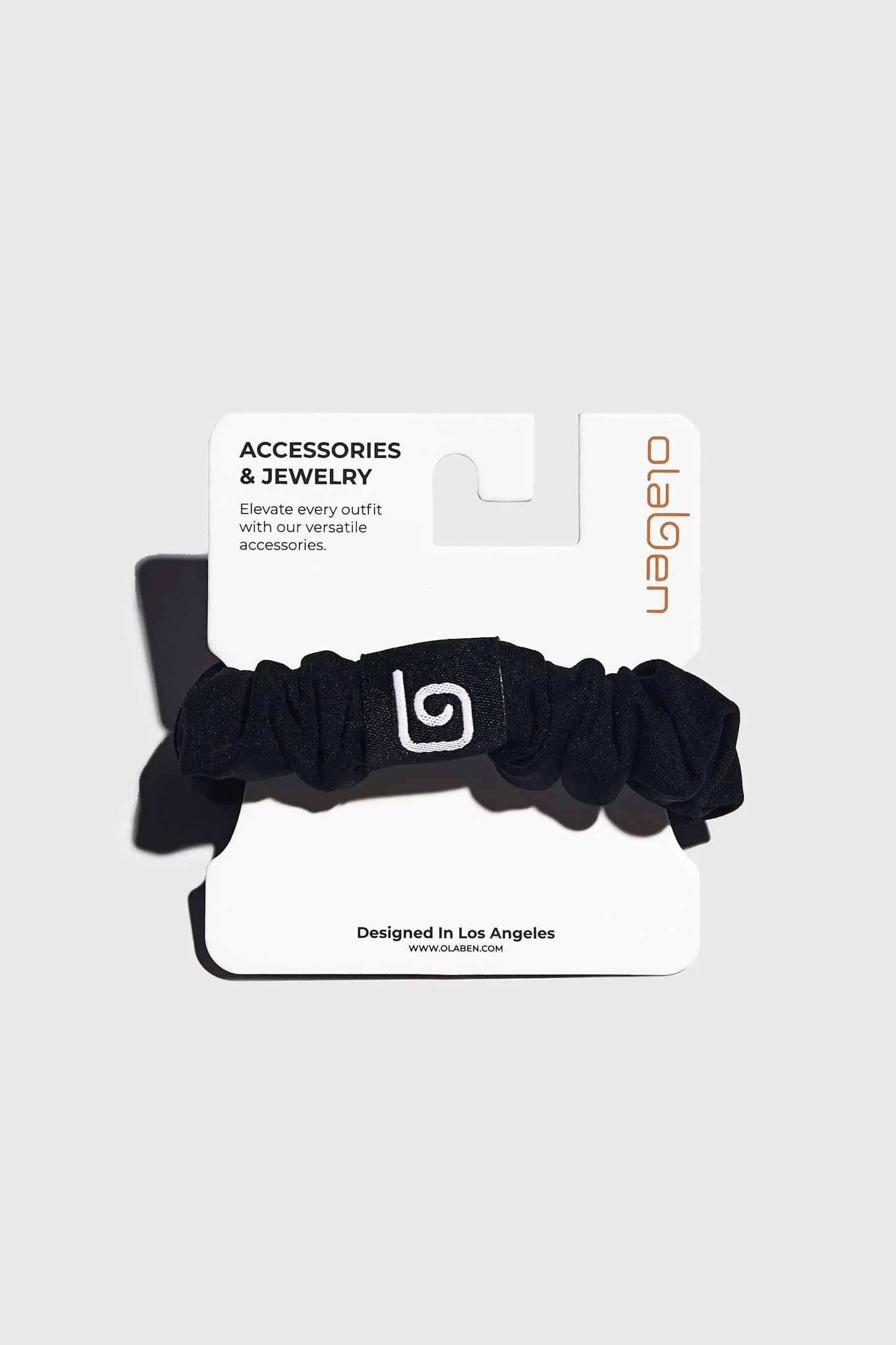 Olaben Luxe Hair Scrunchie - Black - Olaben - Headwear