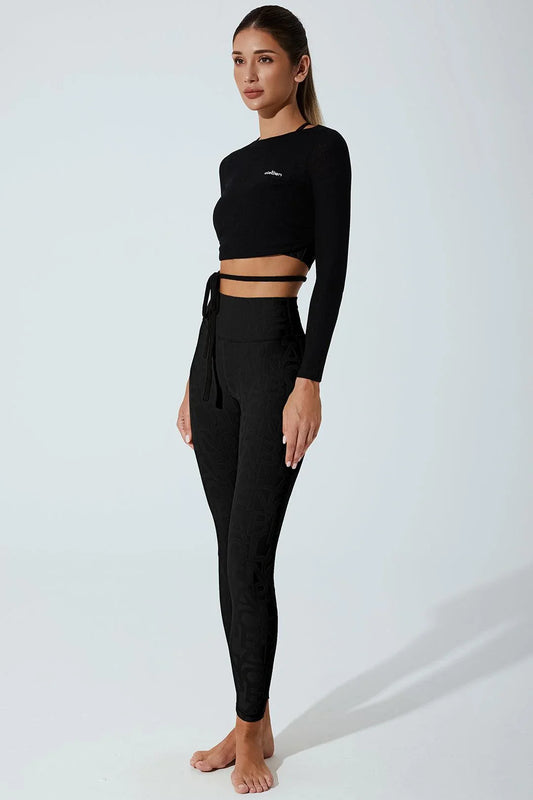 Archangel Long Sleeve Top - Black - Olaben - Womens Long Sleeve