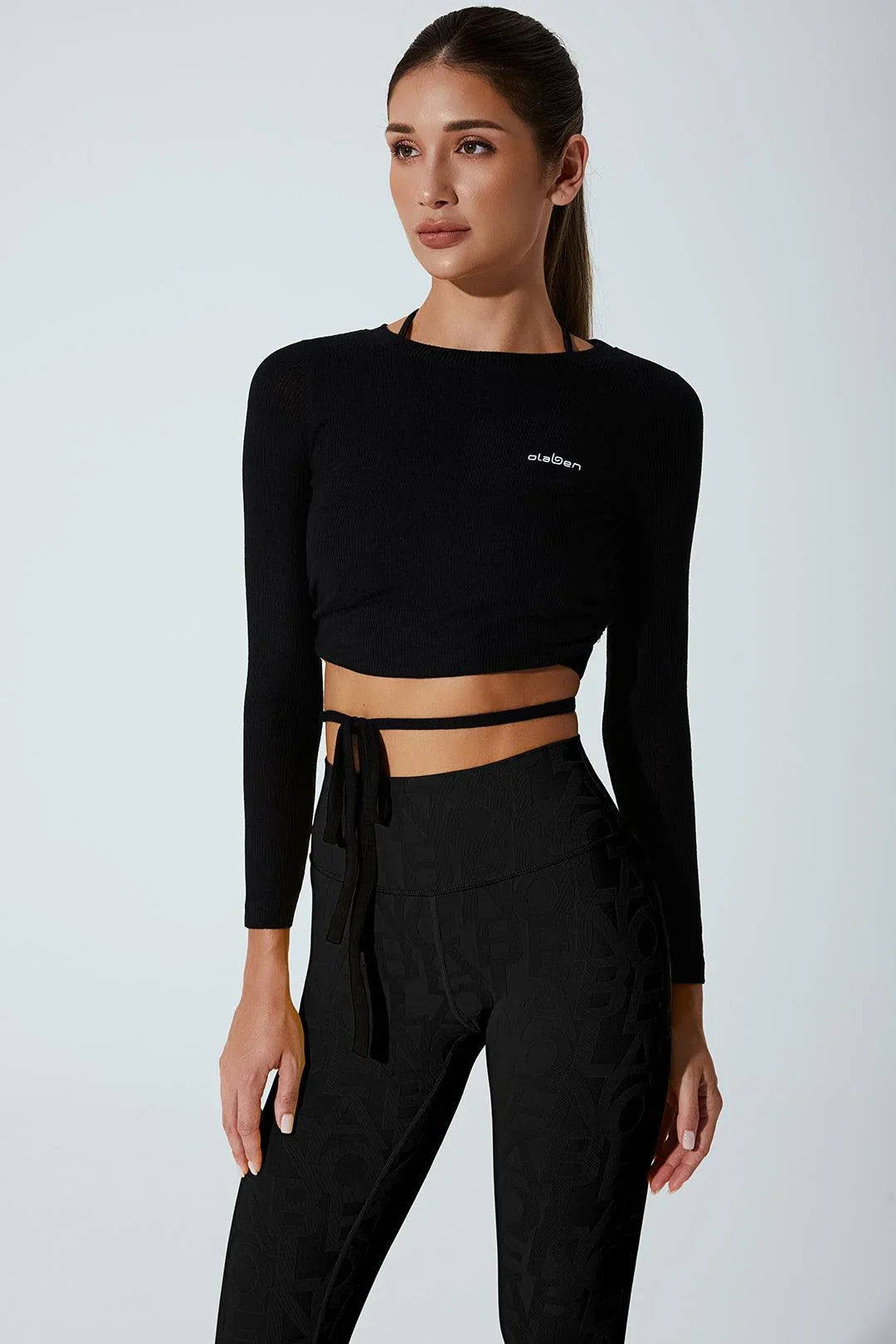 Archangel Long Sleeve Top - Black - Olaben - Womens Long Sleeve