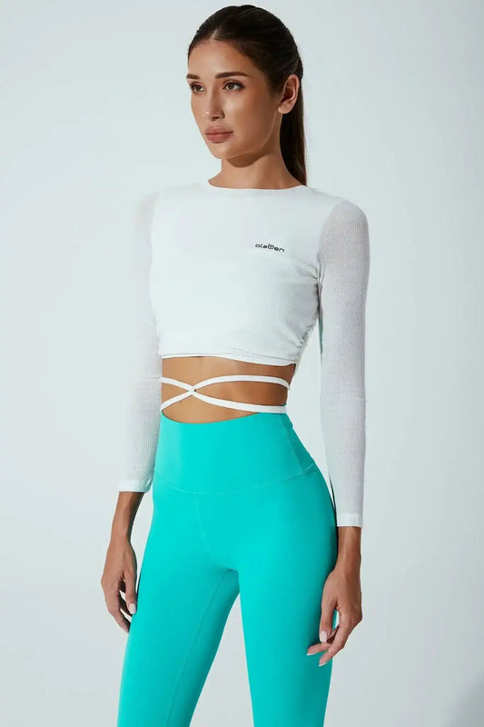 Archangel Long Sleeve Top - White - Olaben