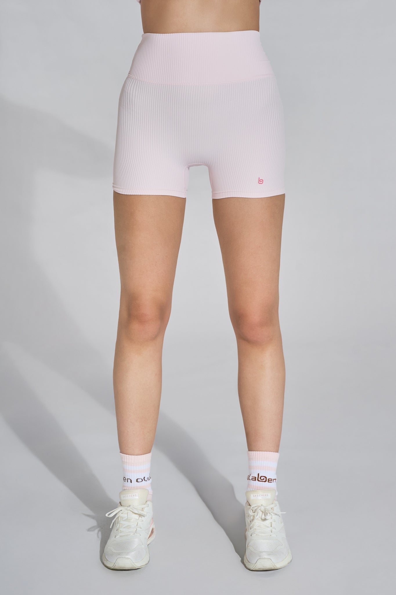 Army Ribbed Shorts - Pink Babe