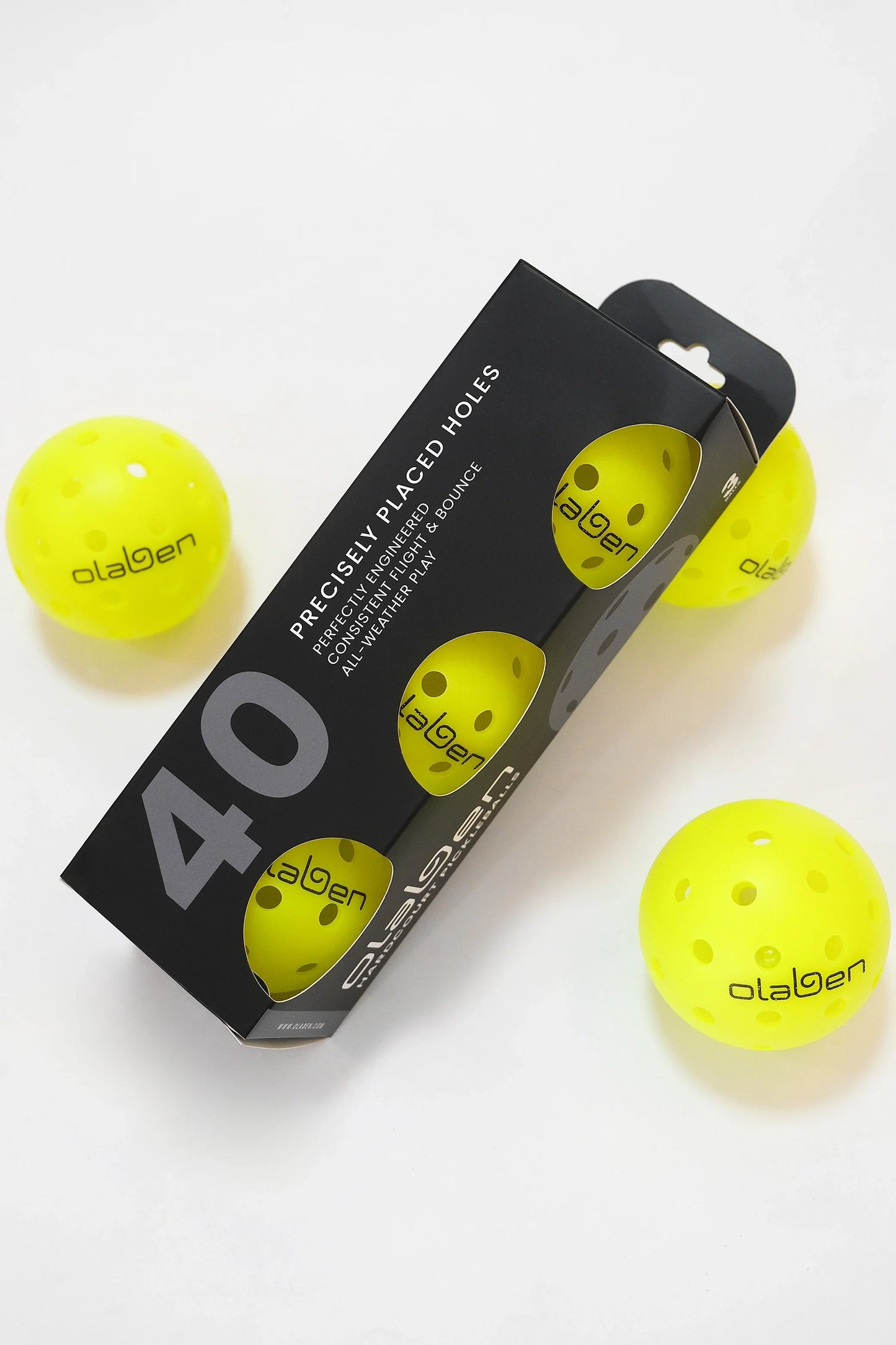 Elite X Pickleball Balls (Box of 3) - Green - Olaben - Equipment