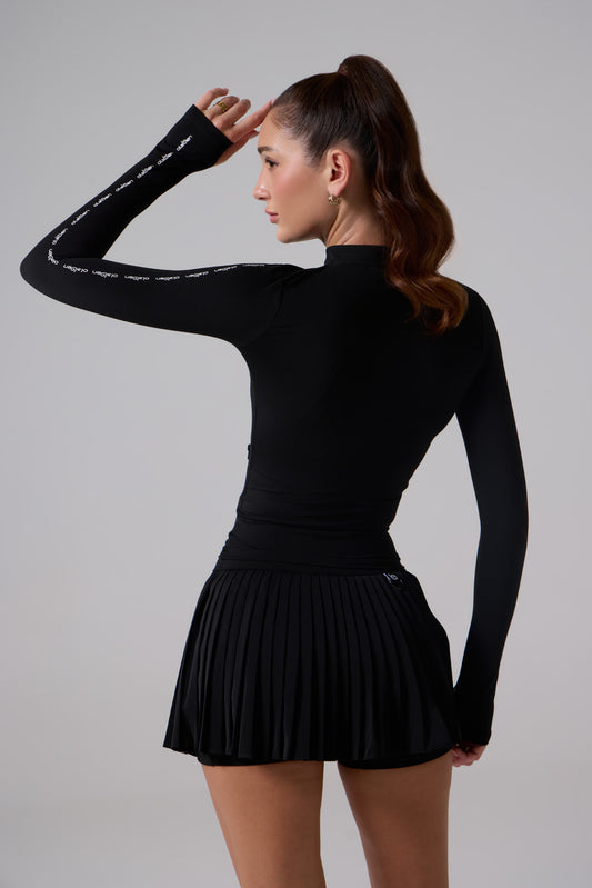 Birgit Pleated Skirt - Black