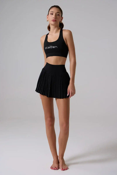 Birgit Pleated Skirt - Black